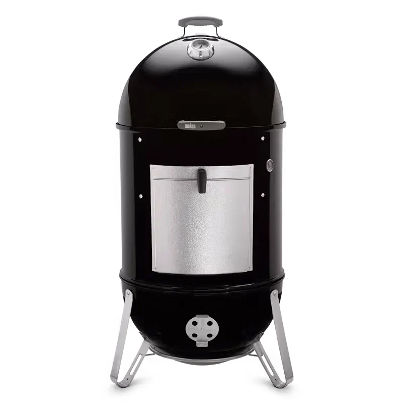 Weber Smokey Mountain 57cm BBQ Cooker Smoker with Cover